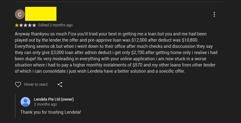 Lendela comparison